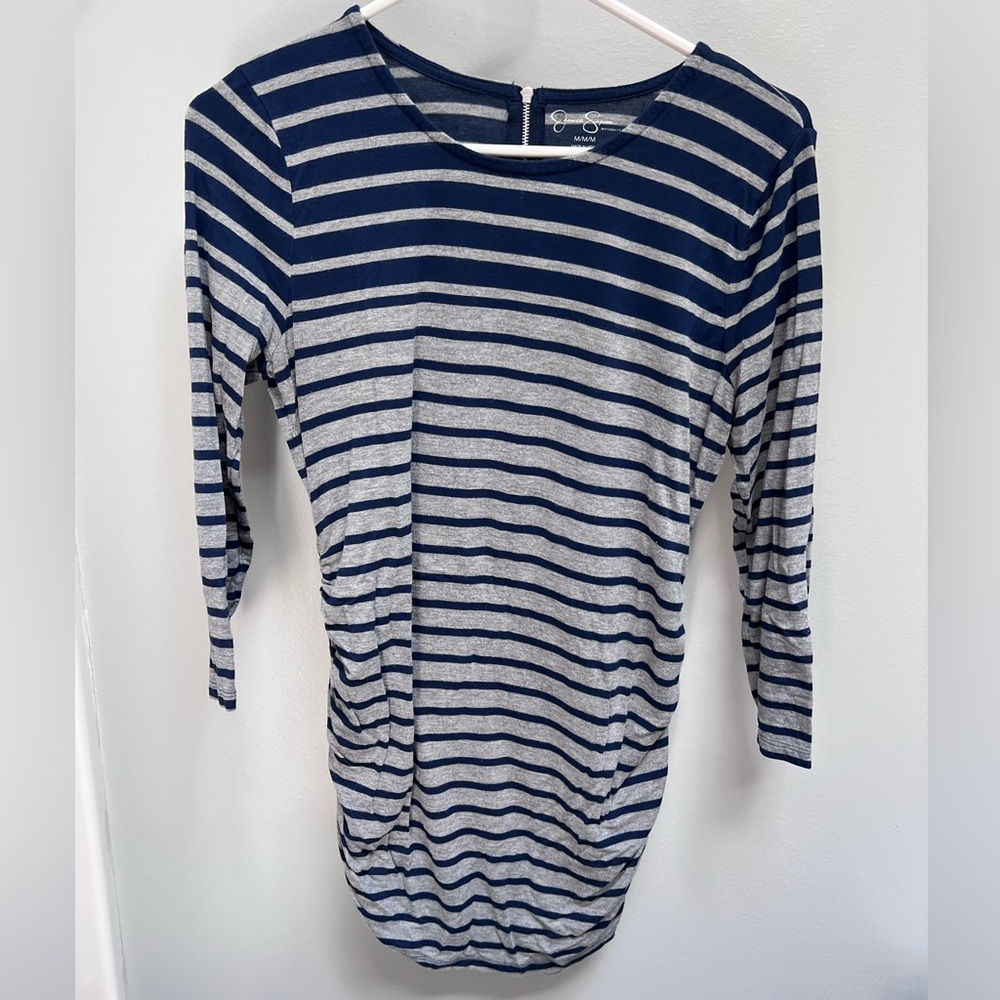 Jessica Simpson striped maternity top